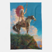 Chieftess Vrouw Indiaanse indiaan Chief Theedoek (Verticaal)