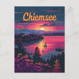 Chiemsee Duitsland Beieren Briefkaart