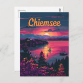 Chiemsee Duitsland Beieren Briefkaart (Voorkant / Achterkant)