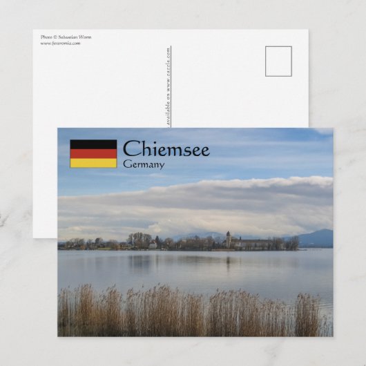 Chiemsee Duitsland Briefkaart (Voorkant / Achterkant)