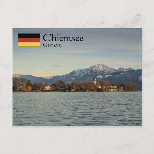 Chiemsee Duitsland Briefkaart (Voorkant)