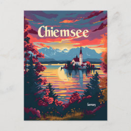 Chiemsee Duitsland  kunst Briefkaart