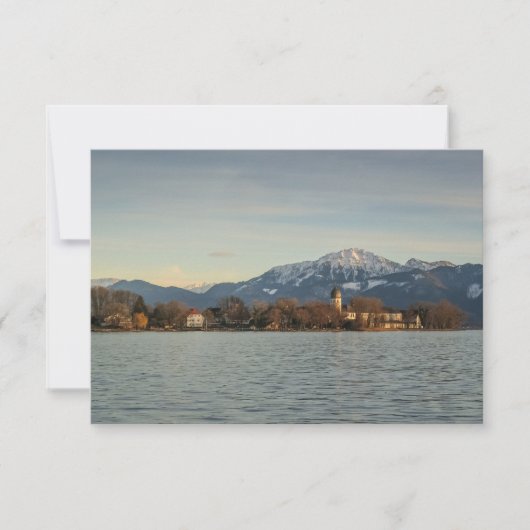 Chiemsee Duitsland Landscape Photo Card (Voorkant)
