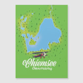 Chiemsee Duitsland meer kaart (Voorkant)