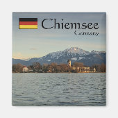 Chiemsee Duitsland Souvenir Magneet (Voorkant)