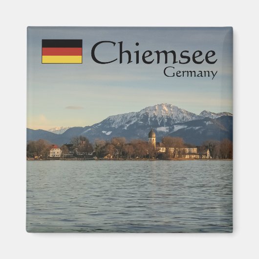 Chiemsee Duitsland Souvenir Magneet (Voorkant)
