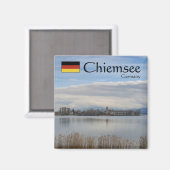 Chiemsee Duitsland Souvenir Magneet (Voorkant / Achterkant)