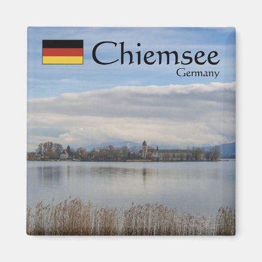Chiemsee Duitsland Souvenir Magneet (Voorkant)
