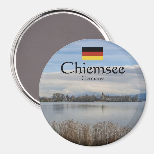 Chiemsee Duitsland Souvenir Magneet (Voorkant / Achterkant)