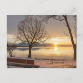 Chiemsee Lake, zonsondergang, Briefkaart (Voorkant)