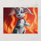 Chien Cute Briefkaart (Voorkant)
