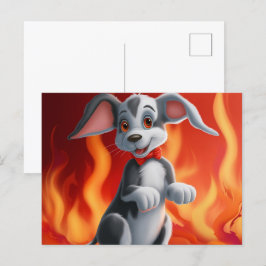 Chien Cute Briefkaart