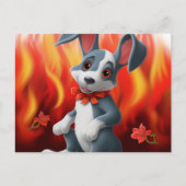 Chien Cute Briefkaart (Voorkant)