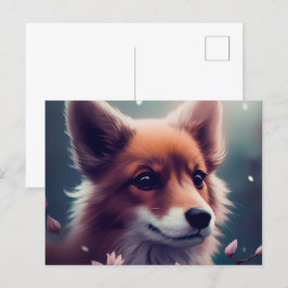 Chien Fox Briefkaart
