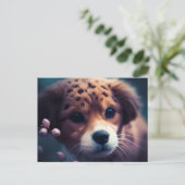 Chien Guspad Briefkaart (Staand voorkant)