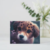 Chien Guspad Briefkaart (Staand voorkant)