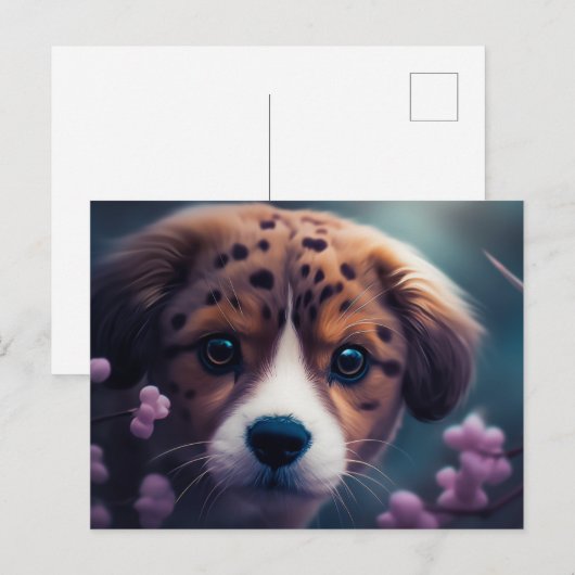 Chien Guspad Briefkaart (Voorkant / Achterkant)