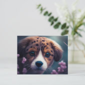 Chien Guspad Briefkaart (Staand voorkant)