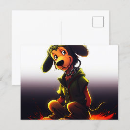 Chien Jaune Briefkaart