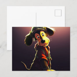 Chien Jaune Briefkaart