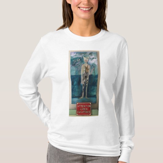 Chien Lunatic Warning T-shirt (Voorkant)