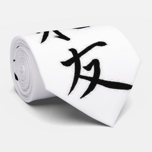 chienschrift stropdas (Opgerold)