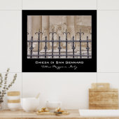 Chiesa di San Gennaro, Praiano, Amalfi Coast Poster (Keuken)