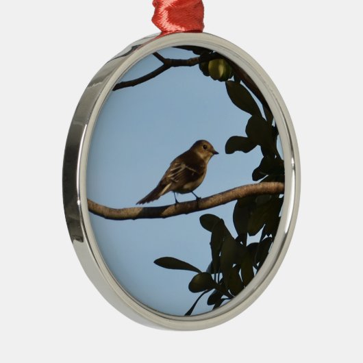 Chiffchaff Metalen Ornament (Rechts)