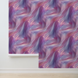 Chiffon Effect Shimmer Roos Europese esthetiek Behang