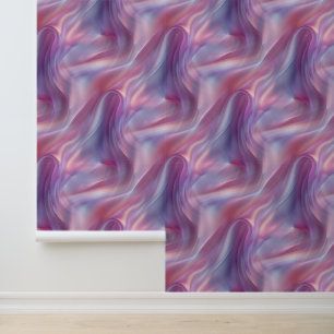 Chiffon Effect Shimmer Roos Europese esthetiek Behang
