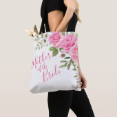 Chiffon Pink Roses Moeder van de Bride Tote Bag