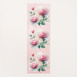 Chiffon Pink Roses Yogamat