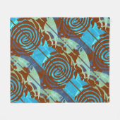 Chiffon Scarf Fleece Deken (Voorkant (Horizontaal))