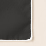 Chiffon Scarf Sjaal<br><div class="desc">Deze hoofddoek wordt getoond in een mooie vaste kleur van zwart met een witte schroefdraad. Pas dit object aan of koop zoals het is.</div>