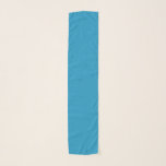 Chiffon Scarf Sjaal<br><div class="desc">Deze chiffon sjaal wordt getoond in een mooie effen kleur van oceaanblauw met een witte draadrand. Pas dit object aan of koop zoals het is.</div>