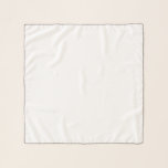 Chiffon Scarf Sjaal<br><div class="desc">Creëer uw eigen witte, personaliseerbare, minimalistische stijl die gemakkelijk kan worden bijgewerkt met uw foto en tekst. Als u hulp nodig heeft bij het personaliseren van dit product, neem dan contact met mij op via de onderstaande berichtknop en ik zal u graag helpen.</div>