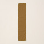 Chiffon Scarf Sjaal<br><div class="desc">Deze chiffon sjaal wordt getoond in een mooie effen kleur van bruin met een witte draadrand. Pas dit object aan en kies de gewenste draadkleur of koop de gewenste kleur.</div>