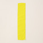 Chiffon Scarf Sjaal<br><div class="desc">Deze chiffon sjaal wordt getoond in een mooie effen kleur van fel geel met een witte draadrand. Pas dit object aan en kies de gewenste draadkleur of koop de gewenste kleur.</div>