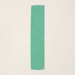 Chiffon Scarf Sjaal<br><div class="desc">Deze chiffon sjaal wordt getoond in een mooie effen kleur van blauwgroen met een witte draadrand. Pas dit object aan of koop zoals het is.</div>