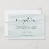 Chiffon Waterverf Receptie Kaart | ZEE (Voorkant)