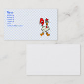 Chiggy Chicken Visitekaartje (Voorkant / Achterkant)