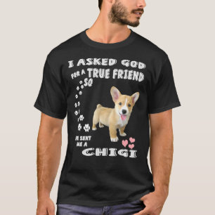 Chigi Dog Costume Corgi Chihuahua mama Dad Chigi T-shirt
