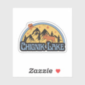Chignik Lake, Alaska Sticker (Vel)