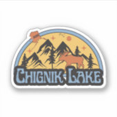 Chignik Lake, Alaska Sticker (Voorkant)