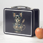 Chihauhau Puppy Steam Punk Lunchbox (In situ)
