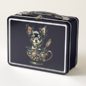 Chihauhau Puppy Steam Punk Lunchbox (Voorkant)
