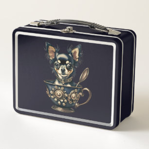 Chihauhau Puppy Steam Punk Lunchbox