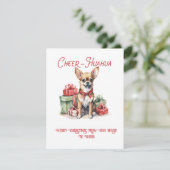 Chihauhau Whimsical Christmas | Feestdagenkaart (Staand voorkant)