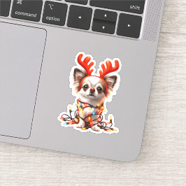 Chihuaha rendier Sticker