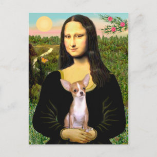 Chihuahua 1b - Mona Lisa Briefkaart